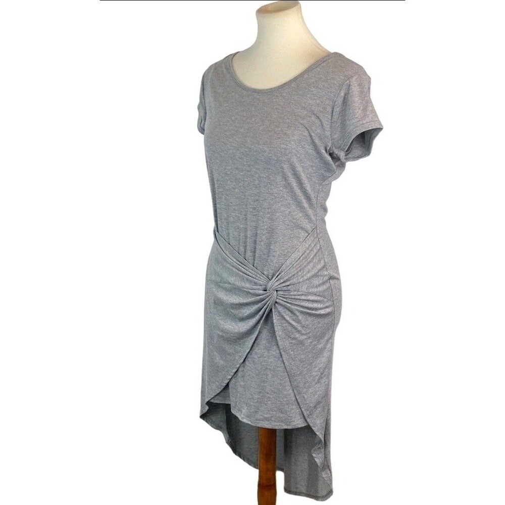 Kristin Nicole Gray Asymmetrical High-Low Wrap Dress Women's Size L.  SKU# A-104 - Picture 11 of 12